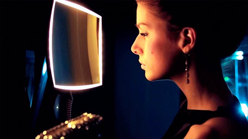 Косметическое зеркало Keuco iLook Move 17613 019001 с подсветкой, телескопическое, поворотное, хром