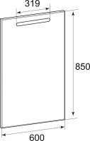 Мебель для ванной комнаты Roca Gap 60 белый глянец