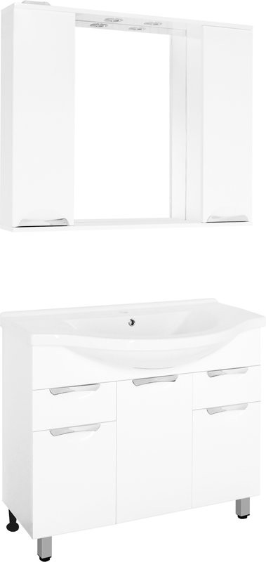 Зеркало Style Line Жасмин С 100 белое