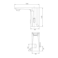 Смеситель для раковины сенсорный Raglo R51.17, хром Смеситель для раковины сенсорный Raglo R51.17, хром