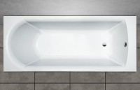 Ванна из искусственного камня Marmo Bagno Глория 150x70 см, пристенная, белая, на ножках