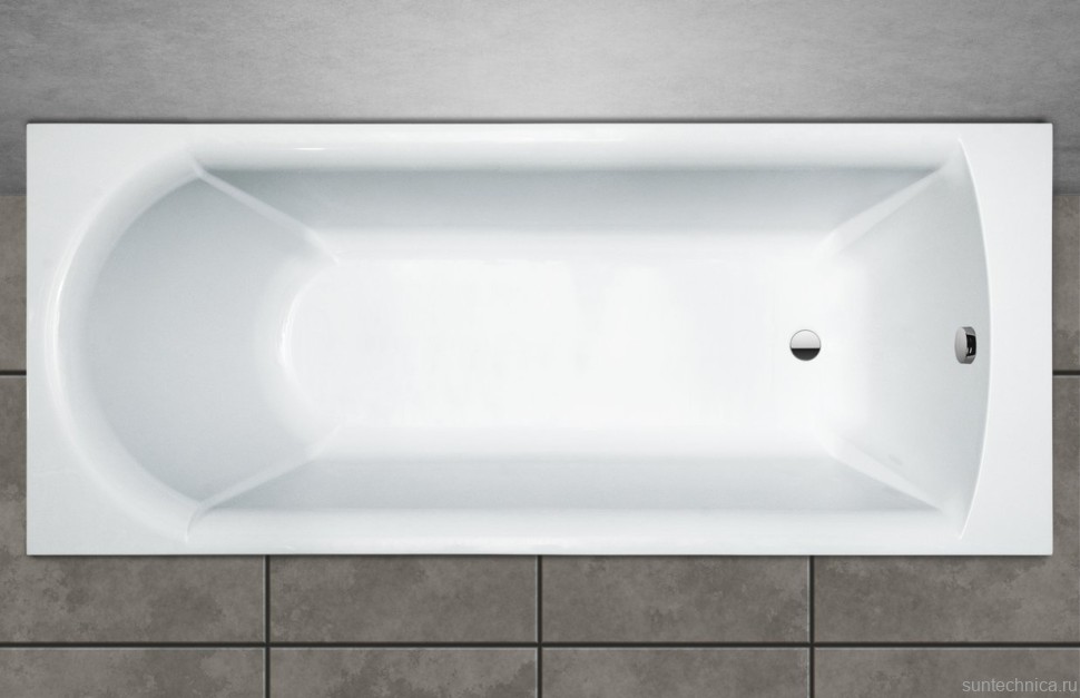 Ванна из искусственного камня Marmo Bagno Глория 150x70 см, пристенная, белая, на ножках
