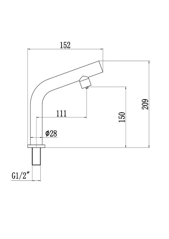 Кран Fmark FS12212 сатин