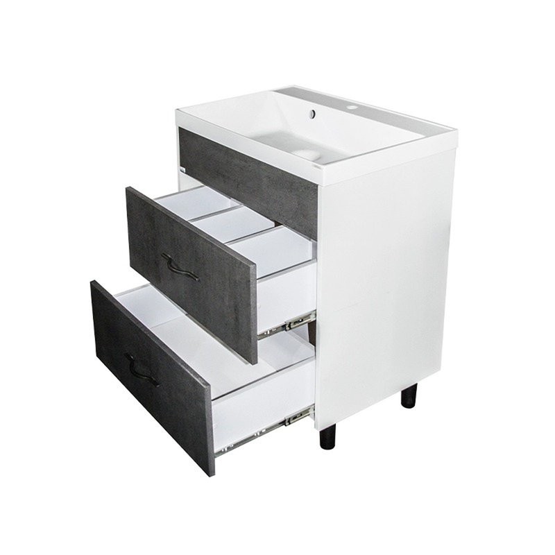 Тумба для ванной "Сура-70" под раковину МАРГО-70 (MIXLINE) (ПВХ)