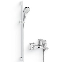 Душевой комплект Смеситель Hansgrohe Vernis Shape 71450000 хром + Гарнитур Croma Select S Multi 26570400