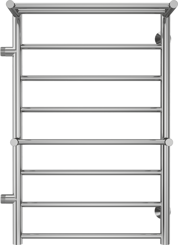 Полотенцесушитель водяной Terminus Анкона П8 500x800  с полкой, с боковым подключением 500 слева