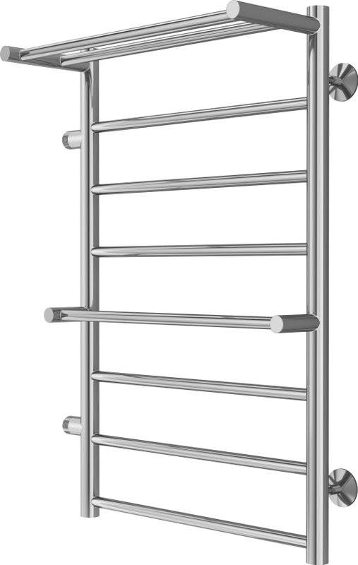 Полотенцесушитель водяной Terminus Анкона П8 500x800  с полкой, с боковым подключением 500 слева