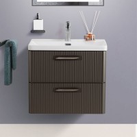 Тумба под раковину без столешницы BelBagno Due 60 оружейная сталь Тумба под раковину без столешницы BelBagno Due 60 оружейная сталь