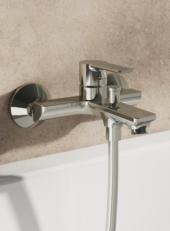 Смеситель для ванны с душем Ravak Solar SL 022.00CR хром