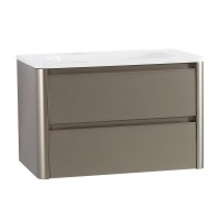 Мебель для ванной комнаты Cezares Relax 80 подвесная, 2 ящика, сатин