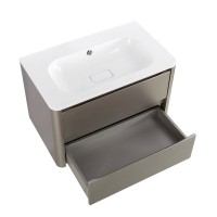 Мебель для ванной комнаты Cezares Relax 80 подвесная, 2 ящика, сатин