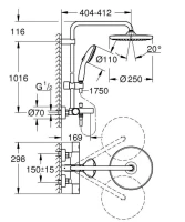 Душевой комплект Grohe 26978001 Душевой комплект Grohe 26978001