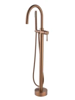Напольный смеситель для ванны с душем Boheme Uno 469-CB copper brushed Напольный смеситель для ванны с душем Boheme Uno 469-CB copper brushed