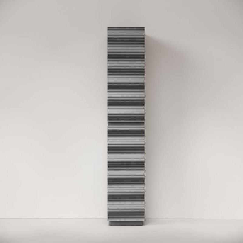 Шкаф-пенал для ванной Sancos Folk Floor PFL35FES, ergraut soft