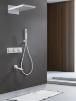 Душевой комплект Abber Daheim AF8253W С ВНУТРЕННЕЙ ЧАСТЬЮ, матовый белый