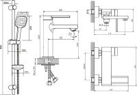Комплект для ванной Orange Splito Splito M36-311cr Комплект для ванной Orange Splito Splito M36-311cr