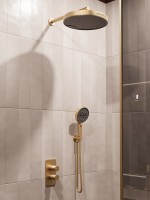 Душевой комплект Vincea Domus VSFW-5DM0BG С ВНУТРЕННЕЙ ЧАСТЬЮ, брашированное золото