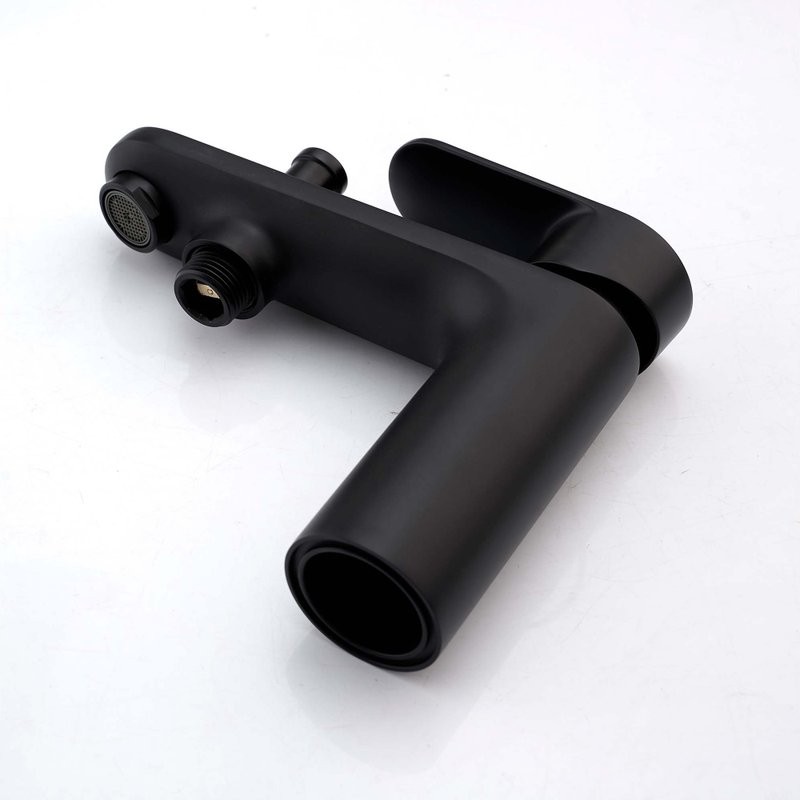 Смеситель на борт ванны AQUATEK Ника AQ1844MB черный матовый