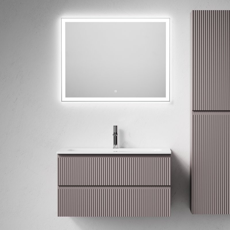 Мебель для ванной комнаты Sancos Snob R 90 подвесная, doha soft, раковина СN7019