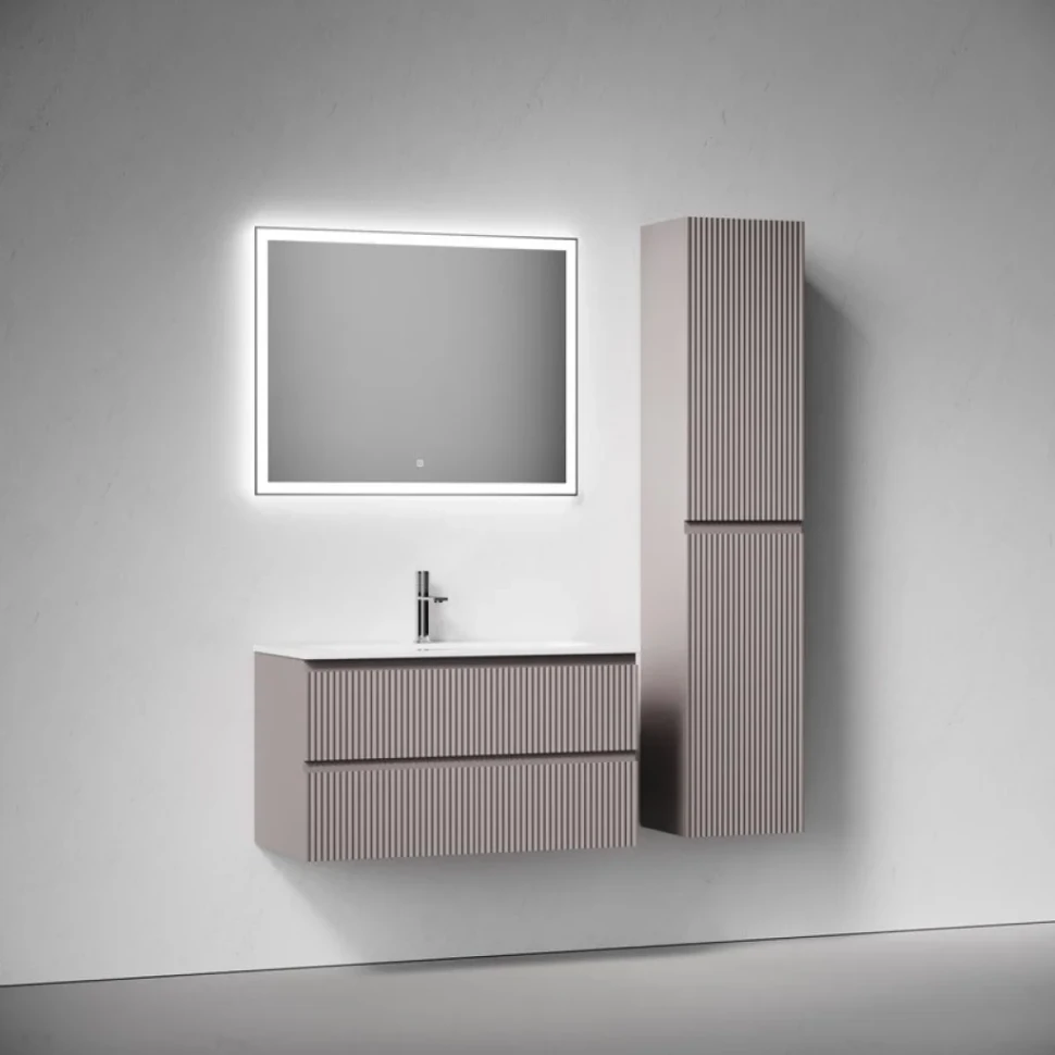 Мебель для ванной комнаты Sancos Snob R 90 подвесная, doha soft, раковина СN7019