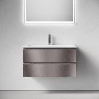 Мебель для ванной комнаты Sancos Snob R 90 подвесная, doha soft, раковина СN7019