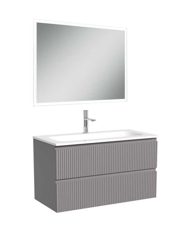 Мебель для ванной комнаты Sancos Snob R 90 подвесная, doha soft, раковина СN7019