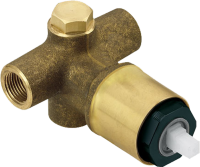 Встраиваемый смеситель для душа и ванны Kludi Bozz 38925N576 С ВНУТРЕННЕЙ ЧАСТЬЮ, брашированный никель PVD