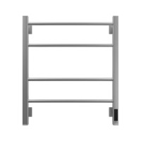 Полотенцесушитель электрический Grota Costa 530х600 NM EL 60x55 см, подключение справа, слева, скрытое подключение справа, матовый хром, лесенка