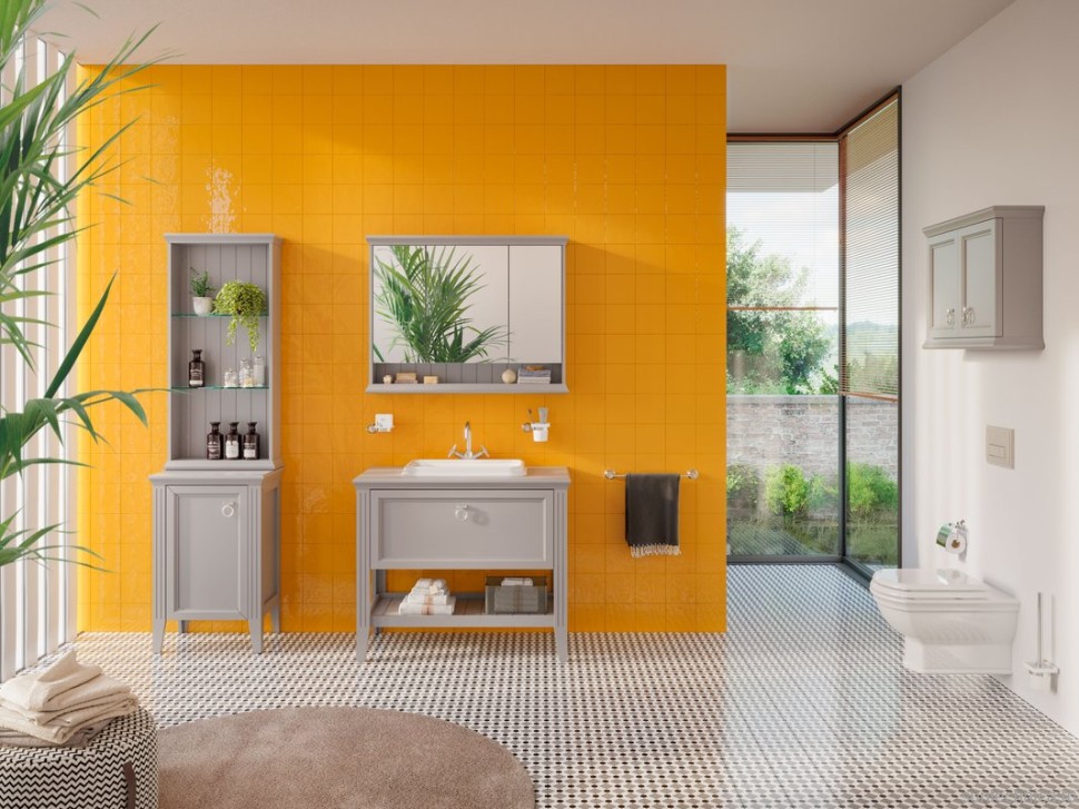 Зеркало-шкаф VitrA Valarte Valarte 80 серый матовый