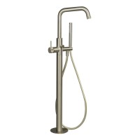 Напольный смеситель для ванны с душем Splendy Passion PA203H1K229NB С ВНУТРЕННЕЙ ЧАСТЬЮ, никель брашированный