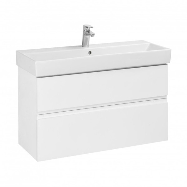 Тумба под раковину без столешницы Roca Oleta 100 белый глянец