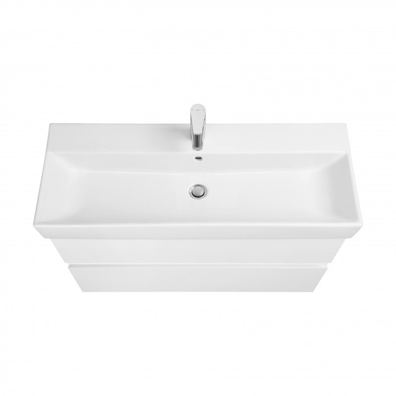 Тумба под раковину без столешницы Roca Oleta 100 белый глянец