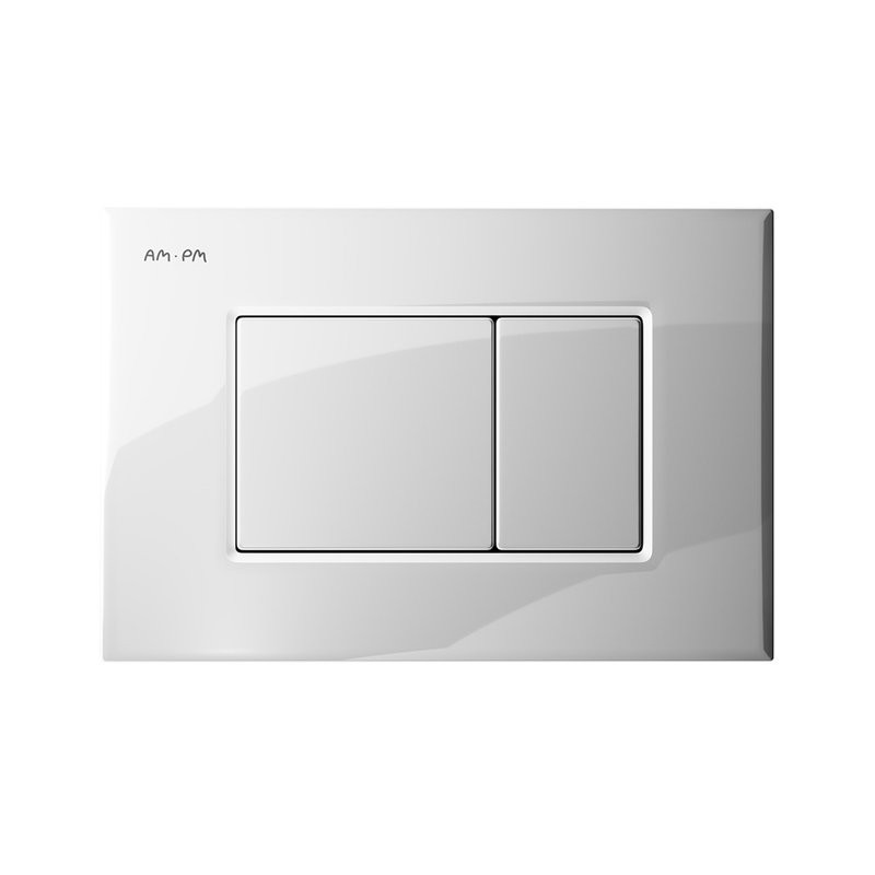 Кнопка смыва для унитаза AM.PM ProC S I070201 пластик, цвет глянцевый белый