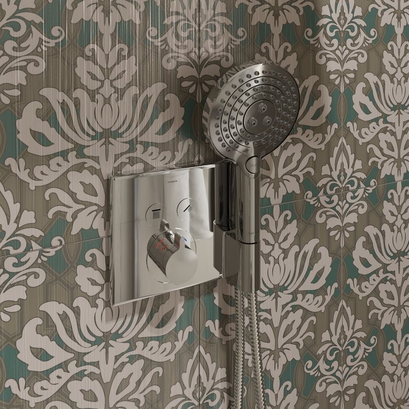 Термостатический смеситель встраиваемый Hansgrohe ShowerSelect 15765000 для душа, хром