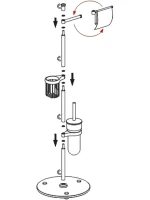 Стойка Wasserkraft K-1236 Стойка Wasserkraft K-1236
