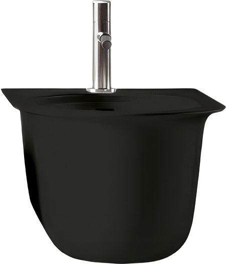 Биде подвесное ArtCeram Chic CHB001 17 00 матовое черное