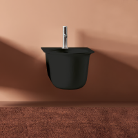 Биде подвесное ArtCeram Chic CHB001 17 00 матовое черное