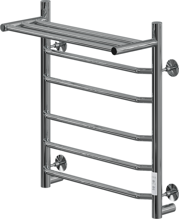 Полотенцесушитель электрический Ника Way 3 60/50, с полкой, хром