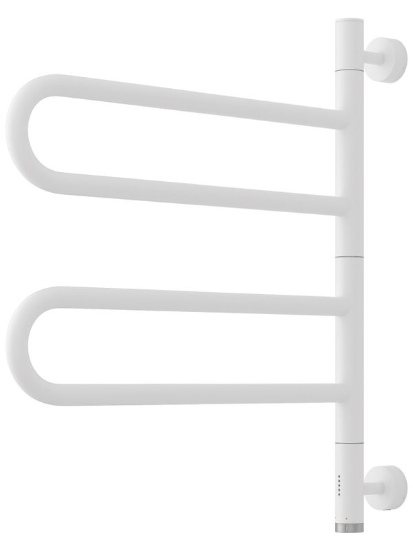 Полотенцесушитель электрический Сунержа Парео 4.0 30-0823-0567 55x50 см, скрытое подключение, матовый белый, E-образный