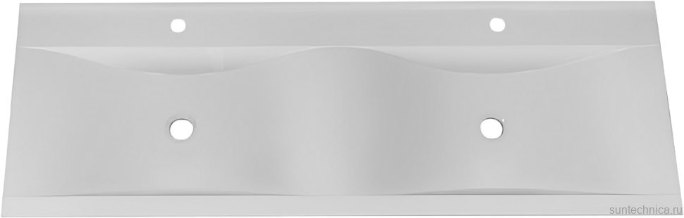 Тумба с раковиной Velvex Pulsus 140 подвесная, дуб