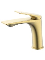 Смеситель для раковины AZARIO Lursy AZ-K1049MG золото матовое