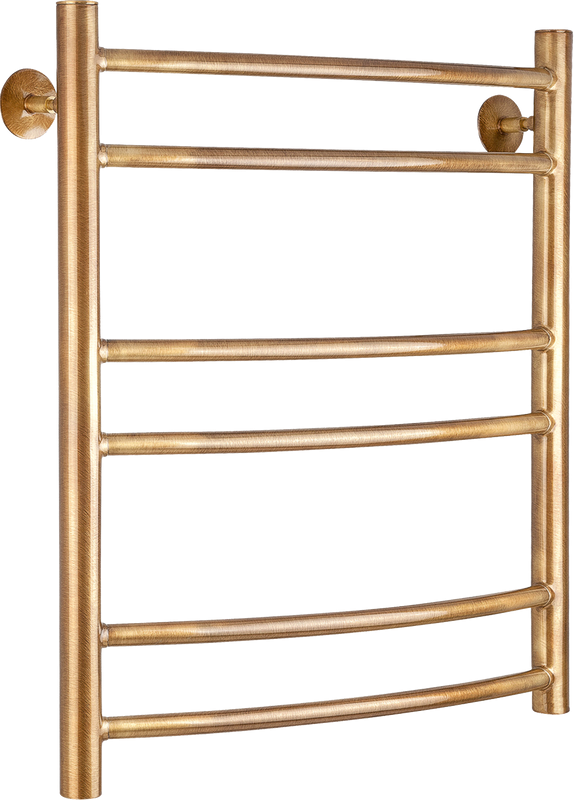 Полотенцесушитель водяной Secado Милан 2 65x55 см, бронза, лесенка, латунь