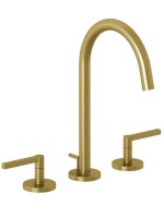 Смеситель для раковины Kludi Nova Fonte Puristic 20143N015 брашированное золото PVD