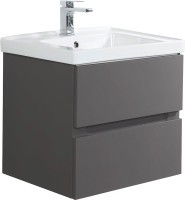 Тумба с раковиной Art&Max Techno подвесная, 70, смоки софт