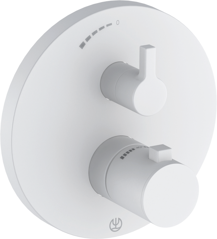 Термостатический смеситель встраиваемый Kludi Nova Fonte 208355315 матовый белый