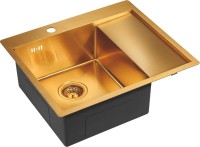 Мойка кухонная Paulmark Kroner PM225951-BGL брашированное золото L