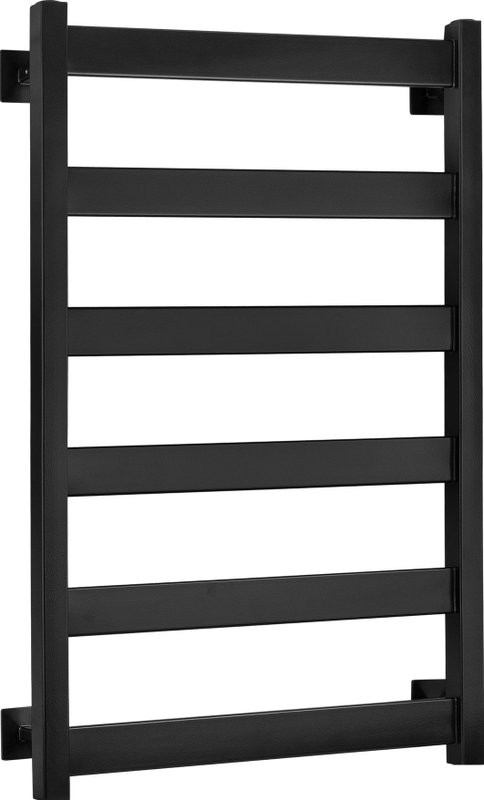 Полотенцесушитель водяной Secado Комано 1 85x55 см, матовый черный, лесенка