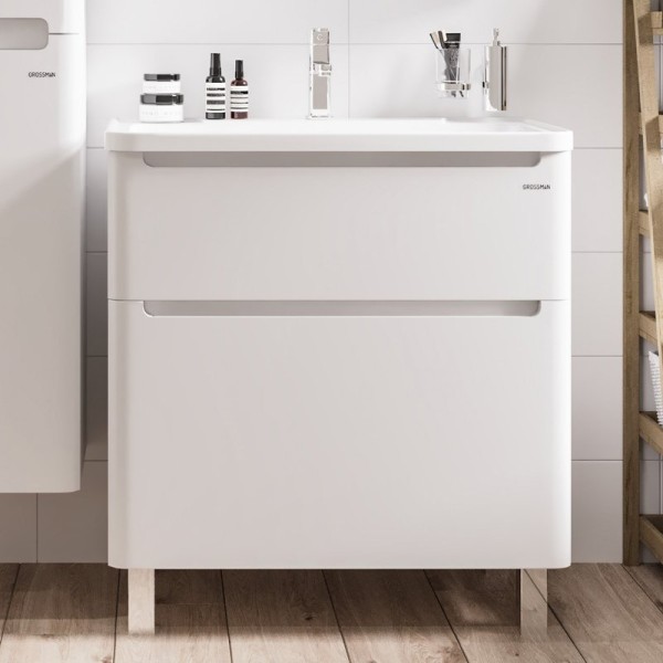 Тумба с раковиной Grossman Адель 80 напольная