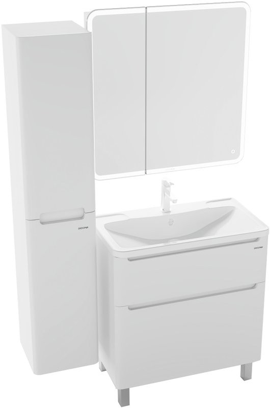 Тумба с раковиной Grossman Адель 80 напольная