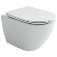 Подвесной унитаз Ceramicanova Mia Торнадо, сиденье микролифт, белый, CN1805T
